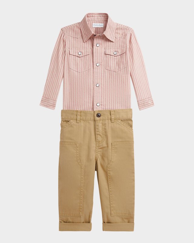 Boy's 1002 Western Pant Set, 9M-24